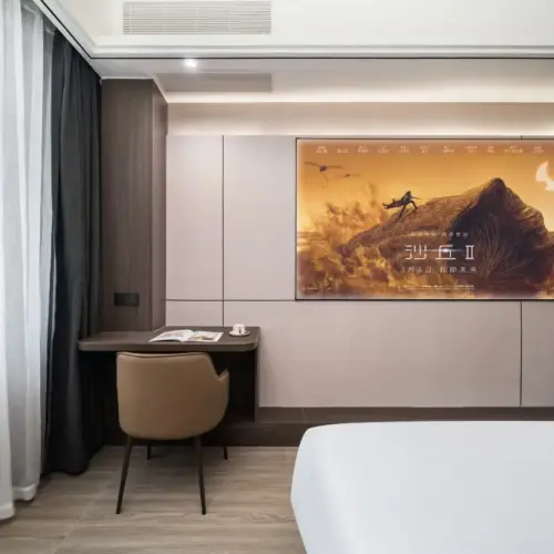 豪华放映室【极光电视会员，畅享无限制观看 | 零压力床垫 | 舒适深度睡眠】