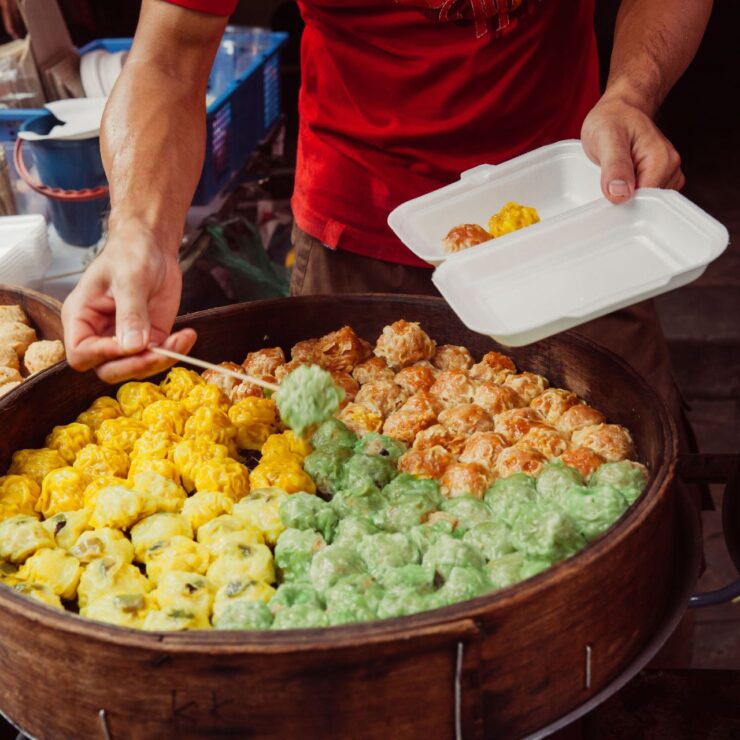 深圳的美食中心：点心和街头小吃